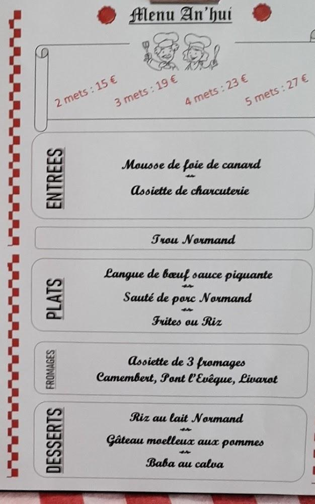 A L'EPOQUE - Menu Image 1