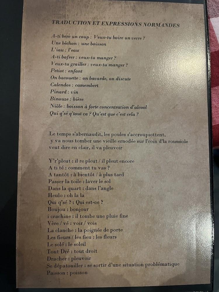 A L'EPOQUE - Menu Image 3