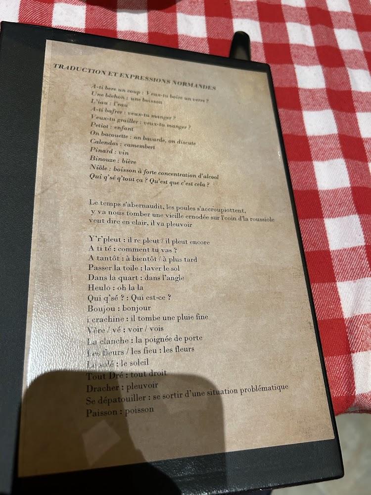 A L'EPOQUE - Menu Image 4